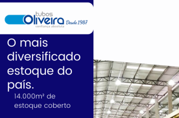 Tubos Oliveira - Maior variedade e melhor estoque de tubos em aço carbono do Brasil. Quadrados, Redondos e Retangulares!